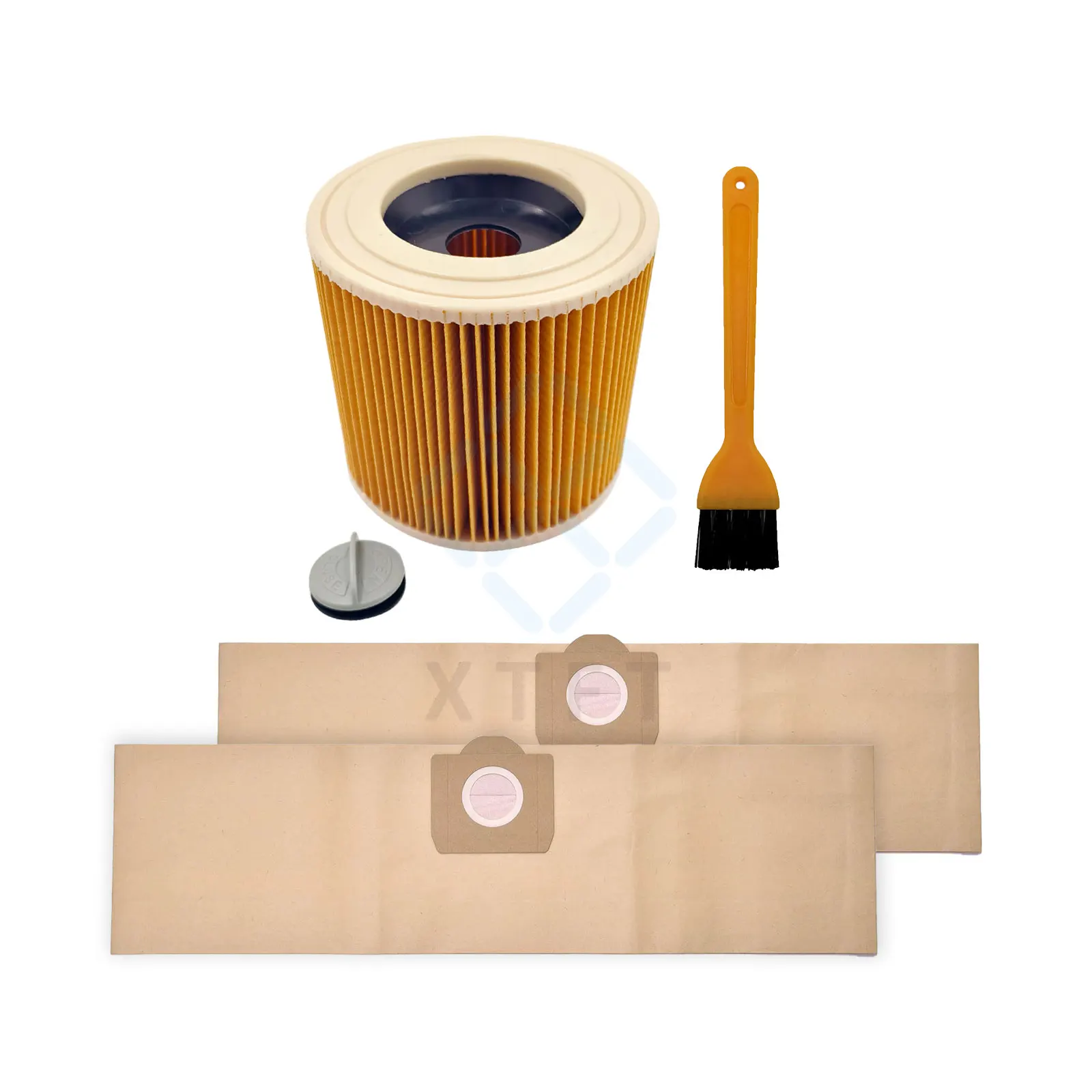 Cartridge Filter For Kar ches 64145520 6.414-552.0 A2004 A2204 A2656 MV2 Wet Dry Vacuum Cleaner Parts