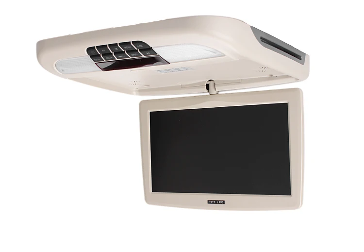 10.1 Inch Roof Monitor With VGA For Car Flip Down Monitor One Av input Tv Mount Digital Screen Bus Monitor
