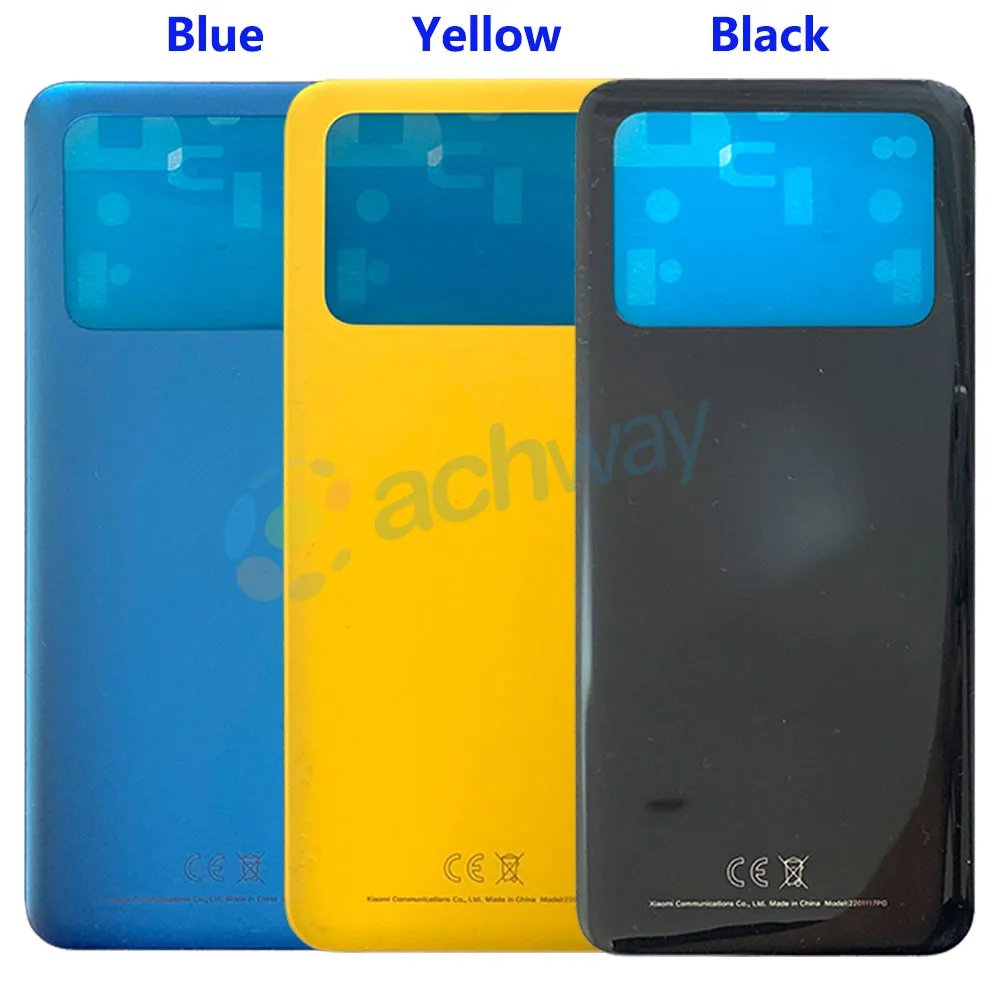For Xiaomi Poco M4 Pro 4G Back Battery Cover Door Rear Glass For  Xiaomi POCO M4 pro Battery Cover  Housing
