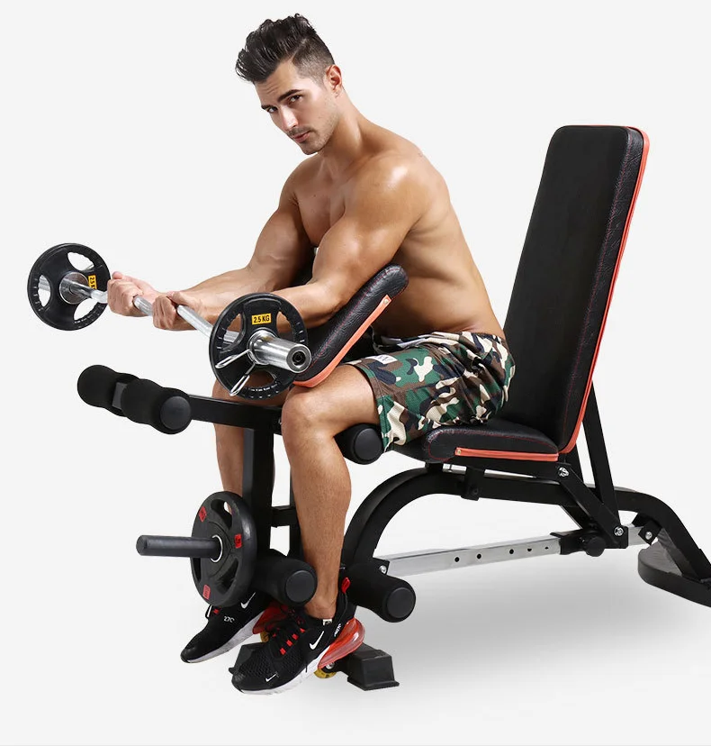 Adjustable Exercise Bench For Home Gym Sturdy Material, Multi-Purpose Weight Lifting Dumbbell Bench Home Gym Equipment