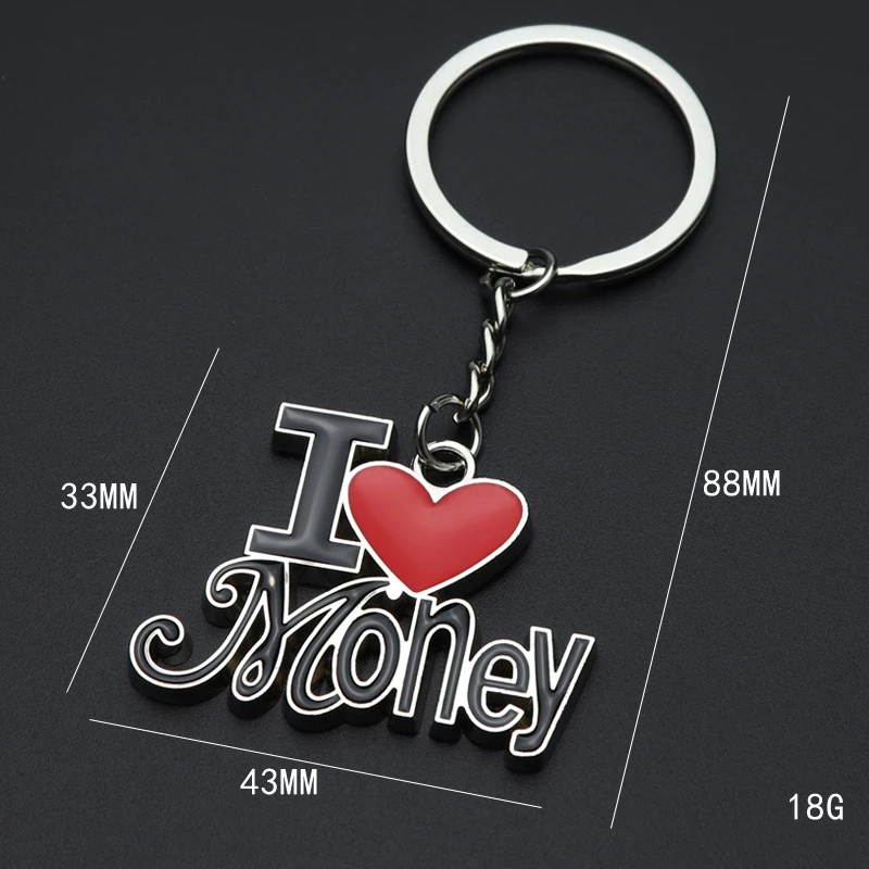 Custom Wholesale Vintage Dice Poker Pendant Ornament Car Keyring Gift Stainless Metal Poker Keychain