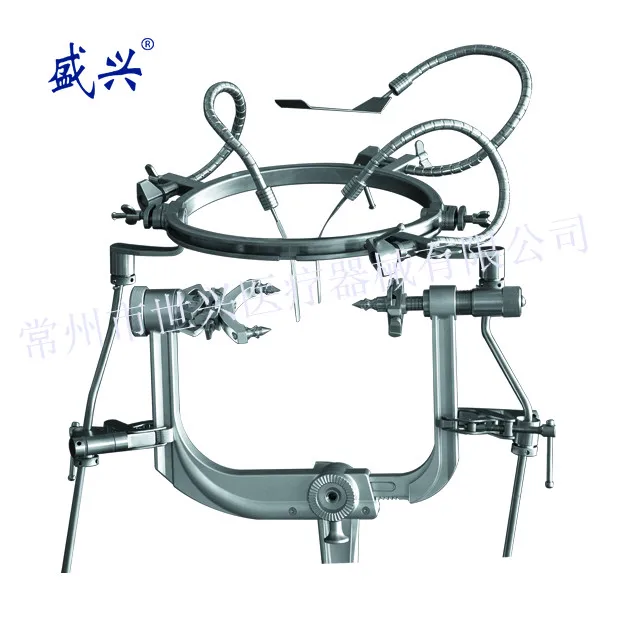 Operation Skull Clamp with head circle Halo Retractor /Halo Brain Retractor System For Surgical Operating Table Skull Clamp