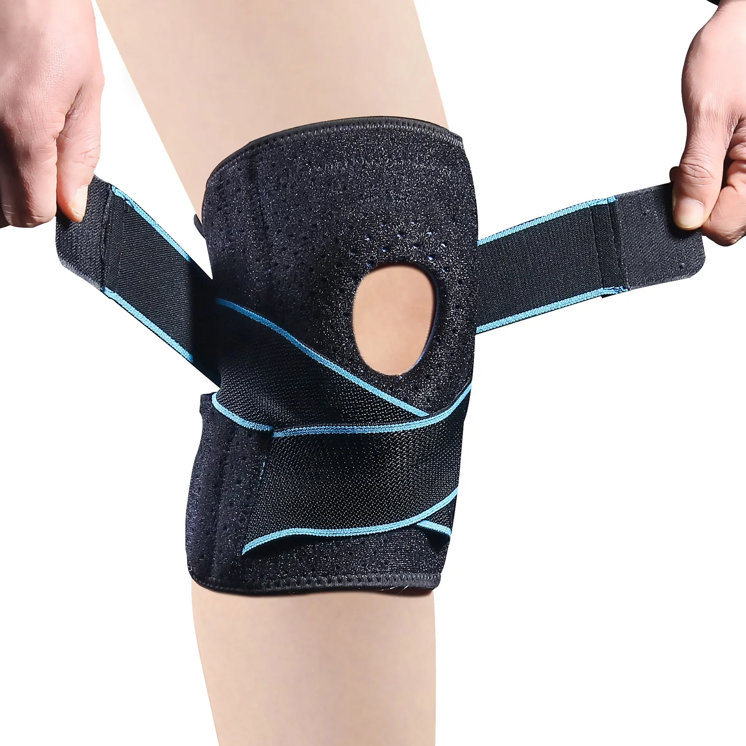 Adjustable high elastictity sports joint knee protection Neoprene Brace Knee Support Pads for unisex