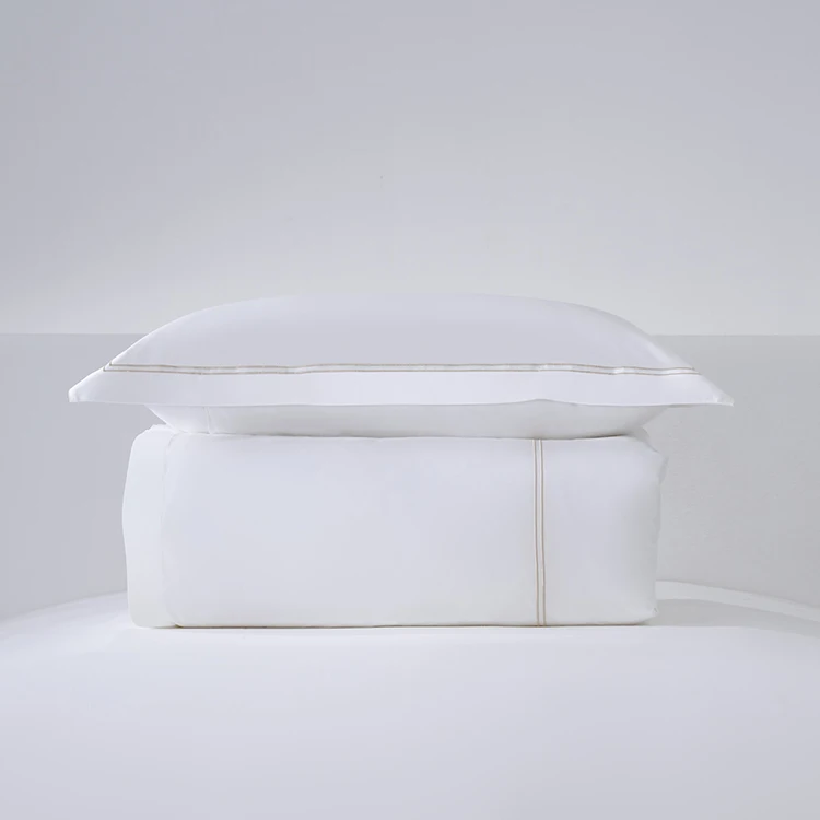 4 In 1 Linen Duvet Cover Set Luxury Hotel Linen Beddings Bed Sheet 100 Cotton Sets Queen King Size