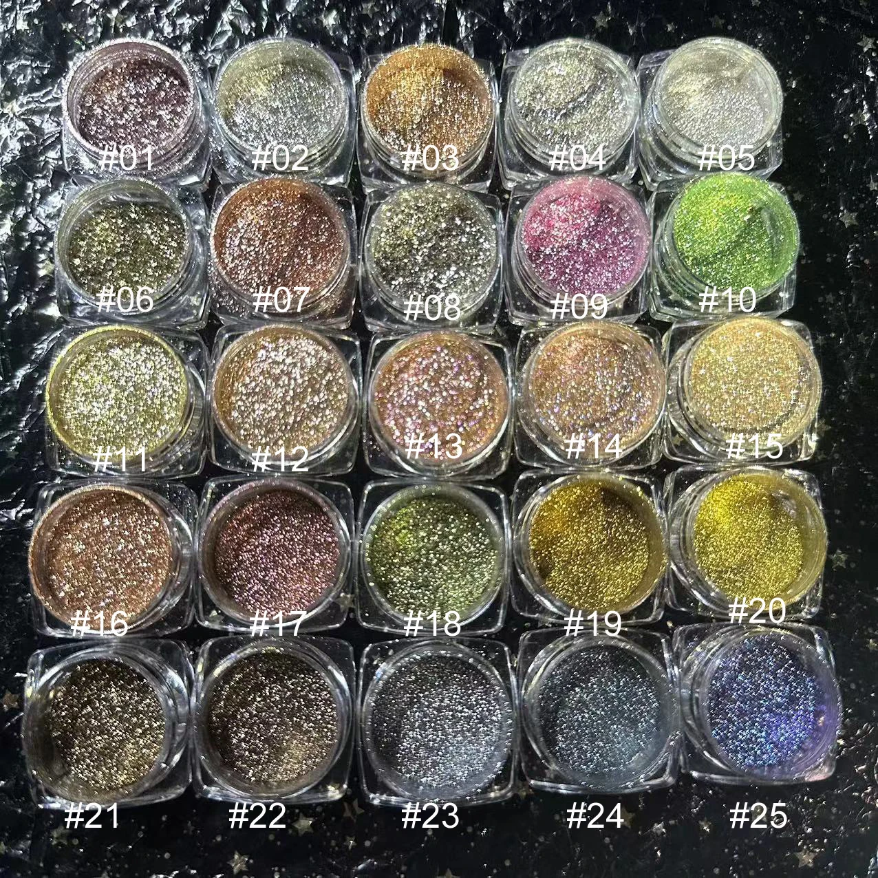 Fairy Bling Pearl Diamond Metallic Pigments Nail Face Glitter Cosmetic Shimmer Powder Glitter Pigment Eyeshadow Loose Powder