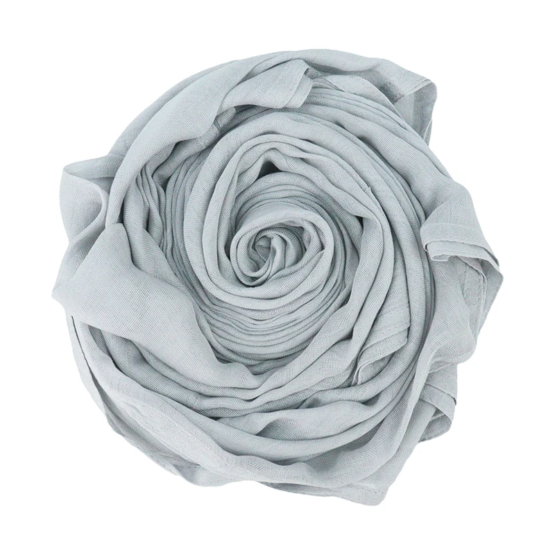 Plain modal hijabs popular muslim soft 100% viscose voile scarfs fashion bamboo modal