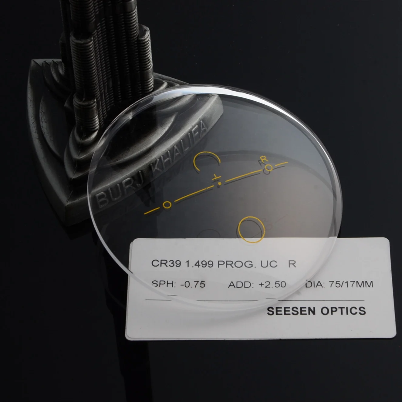 New Products Seesen Multi Focal Progressive Progresivo Optical CR39 1.499 Uncoated Finished Lens