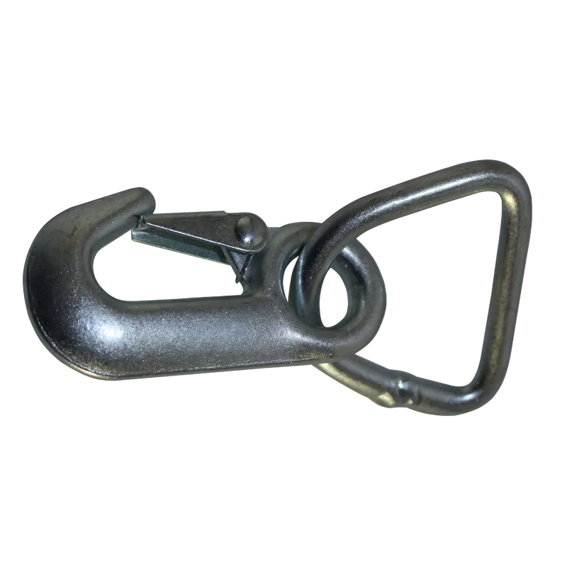 Galvanized Forged Eye Hook with 34mm D Ring, 6,600lbs Crane Hook
