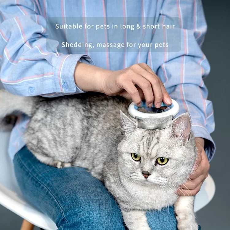 
Pet Grooming Comb Hair Removal Massage for Dogs Cats Cleaning Tool Supply 