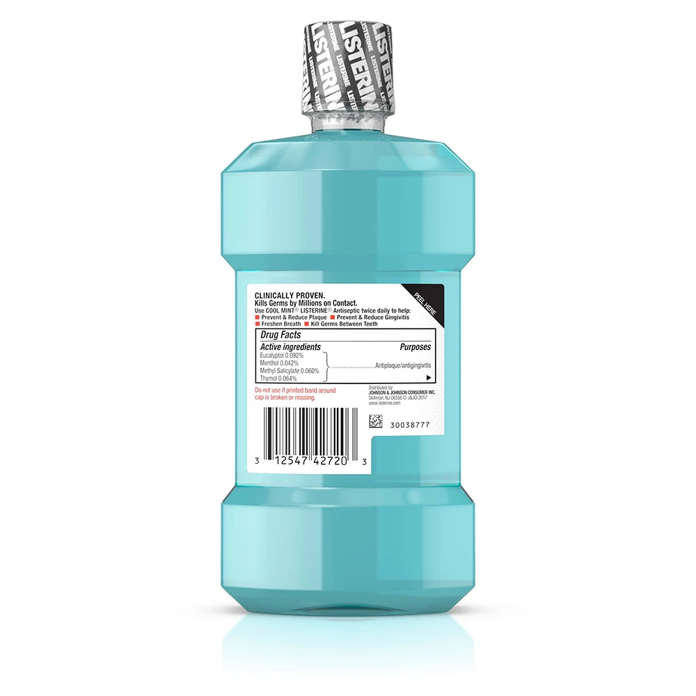 OEM Oral Care Product portable mouthwash 250ml Deep Cleansing Mint Antiseptic Mouthwash