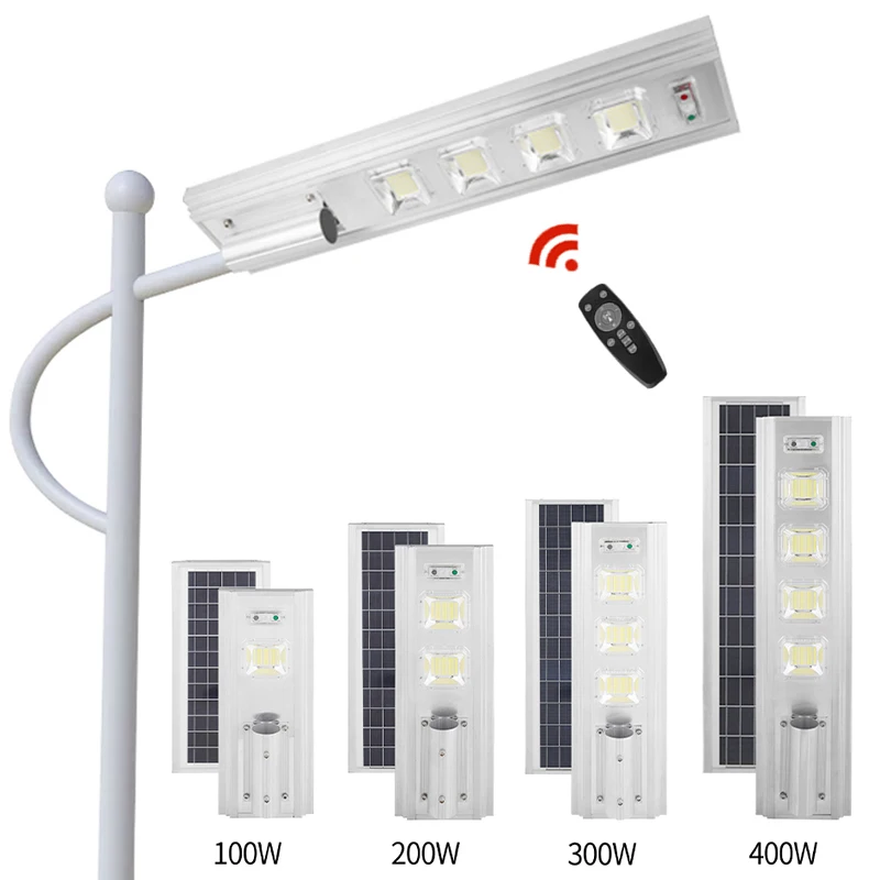 Solar Lamp Induction Reasonable Price 20W 180W 130 100 Watts Wholesale Commercial Solar Street Light With Battery