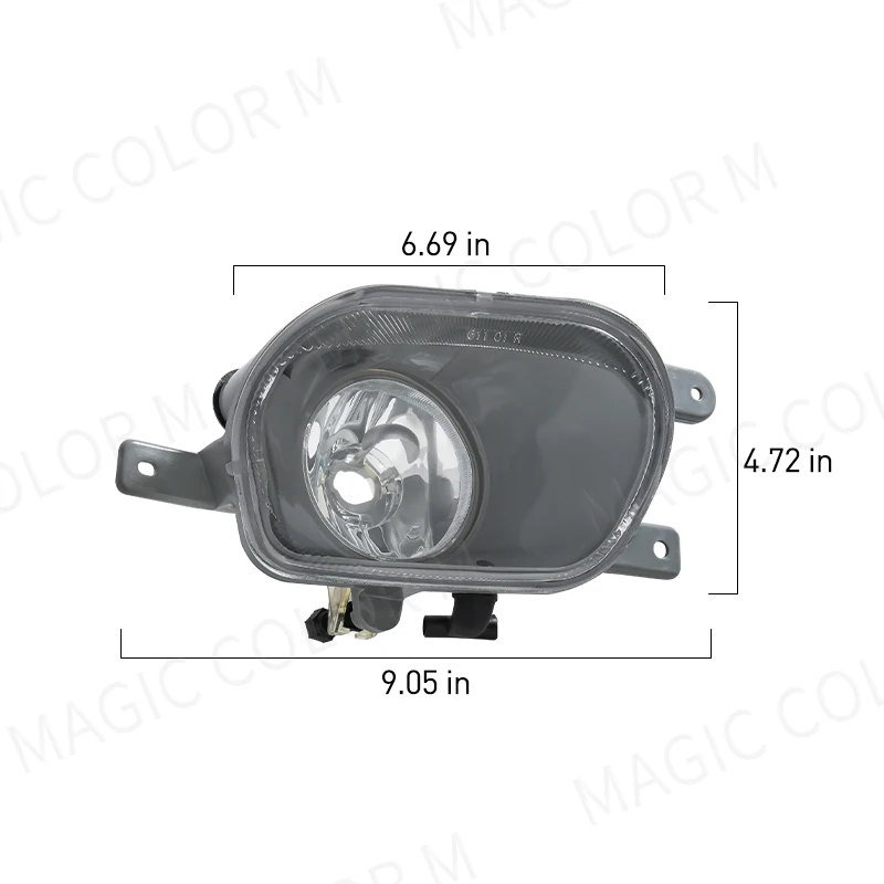 Car Fog Lamps For VOLVO XC90 2002-2013 Headlight Driving Lights Without Bulb Left Right Side Waterproof Auto Accessories 12V