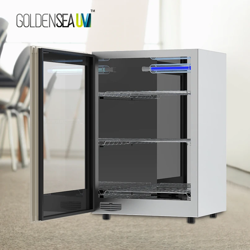 68L 3 слоя 110V 220V банкнота ультрафиолетового UVC бактерицидные лампы шкаф озона Смарт прозрачный дезинфекционный шкаф