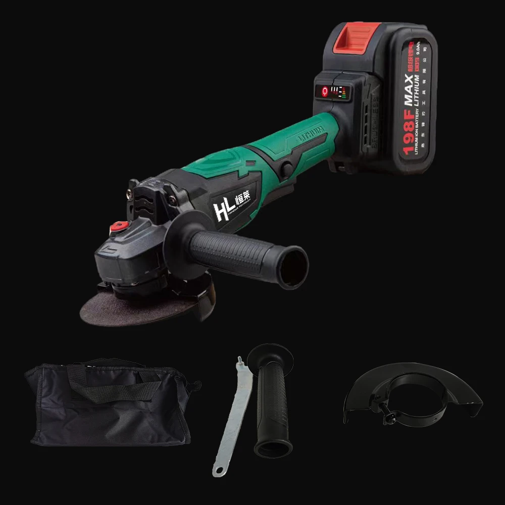 HL Brushless Cordless Angle Grinder Grinding Machine Cutting Electric Grinder For Makita 20V Battery Power Tool