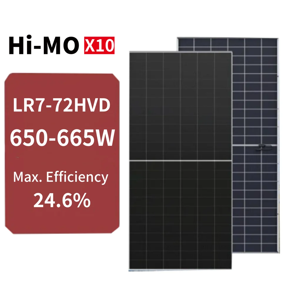 Лучшая оптовая продажа солнечная панель Longi himo x10 650 Вт 660 новая технология Возобновляемая энергия 580 585 700 PV панели