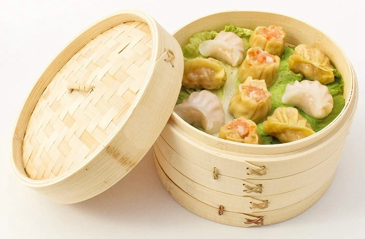 Bamboo Steamer for cooking,bamboo steamer basket,Eco-friendly Kitchenware bamboo steamer cooker hot sale