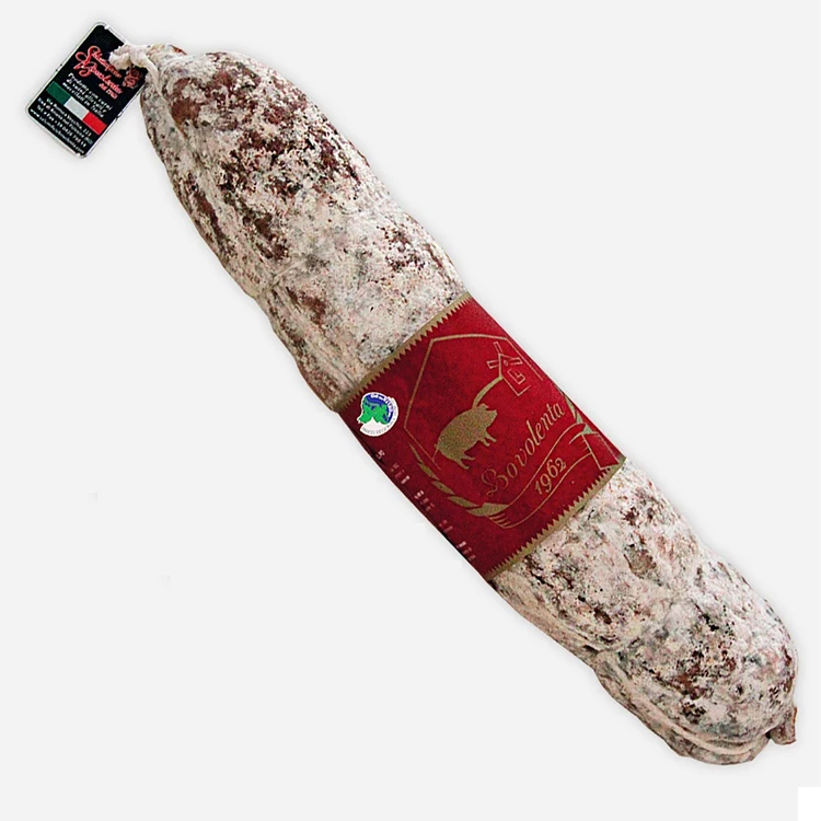 High Quality Made In Italy Food Typical Preserved Pork Salami Italian Sausage Salami Pork Meat Without Garlic