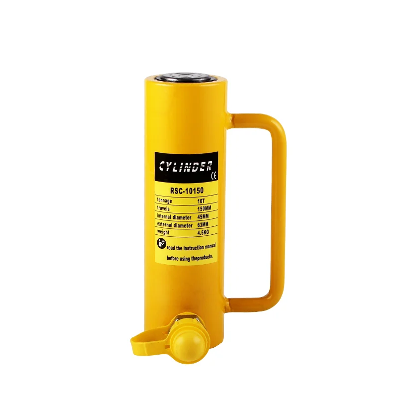 Single acting Aluminum Hydraulic Cylinders jack 100 ton air hydraulic jack FCY-100150