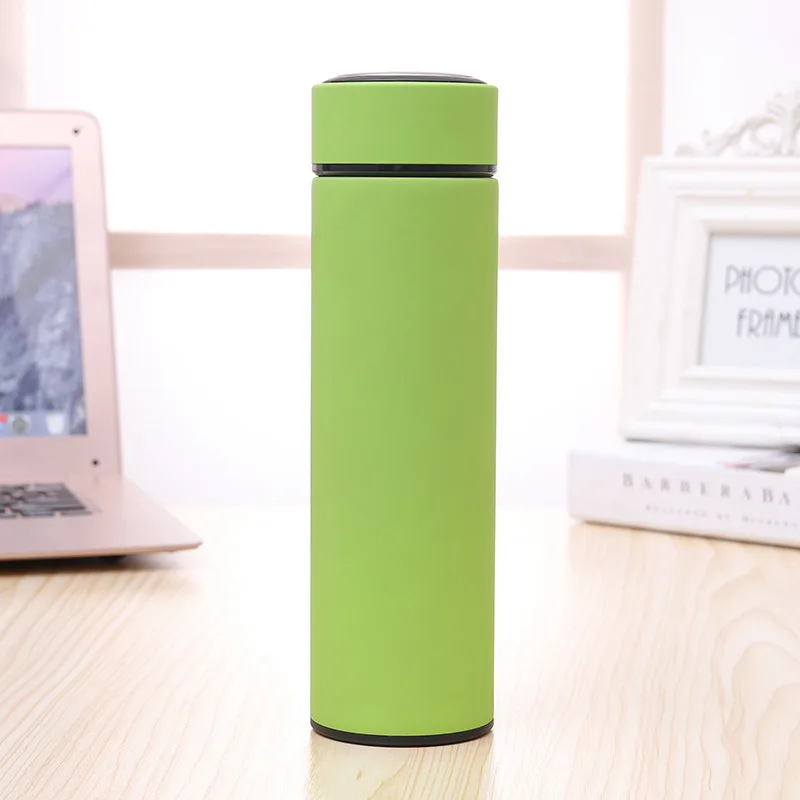 Thermos Cup Smart Thermometer Water Cup 304 Stainless Steel  Temperature Straight Cup custom-made Logo