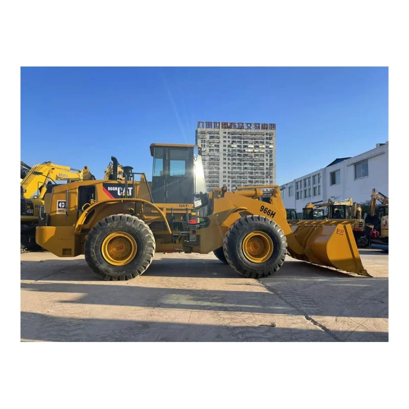 Good condition Used CAT 966H wheel loader ready to work used Caterpillar 966 wheel Loader front end loader for sale