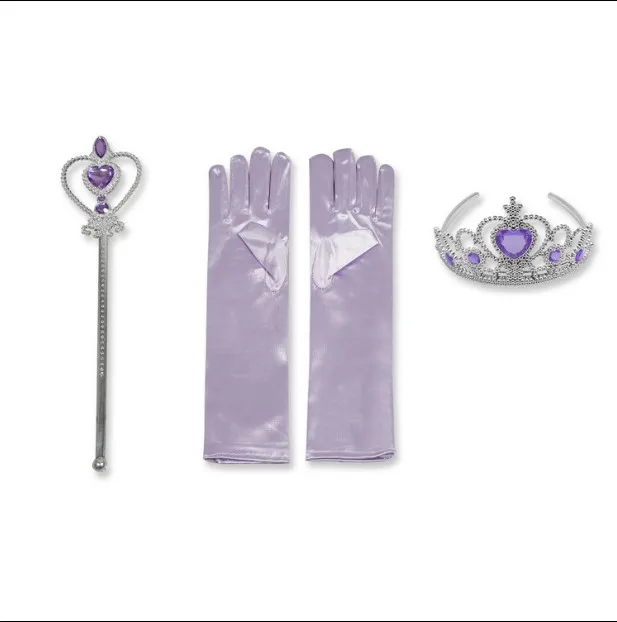  Kids Shield Halloween Costume Cape Accessories Cartoon Masks Super Hero Cosplay Costumes Princess Crown Kits