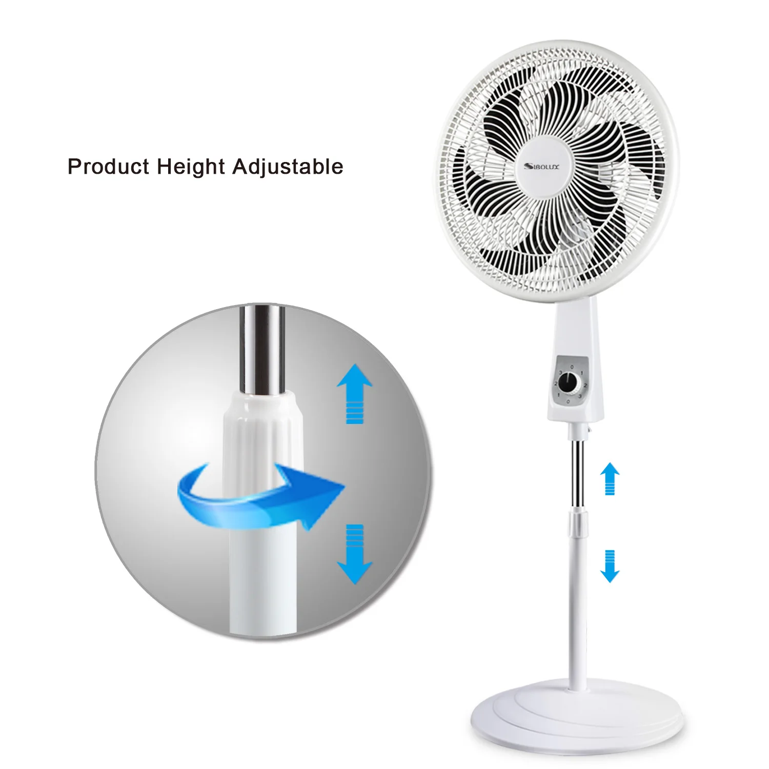 Low price 18 inch ventilador fan 3 in 1 industrial stand fan electric pedestal fan in discount