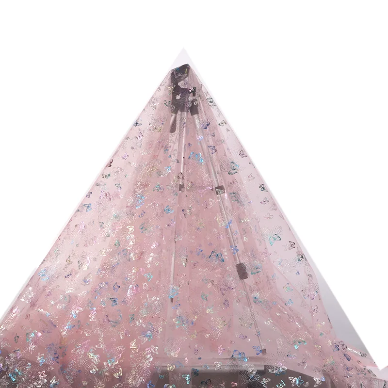 Embroidery Floral Tulle Bridal Veil Lace Fabric for Wedding Silk Organza Fabrics