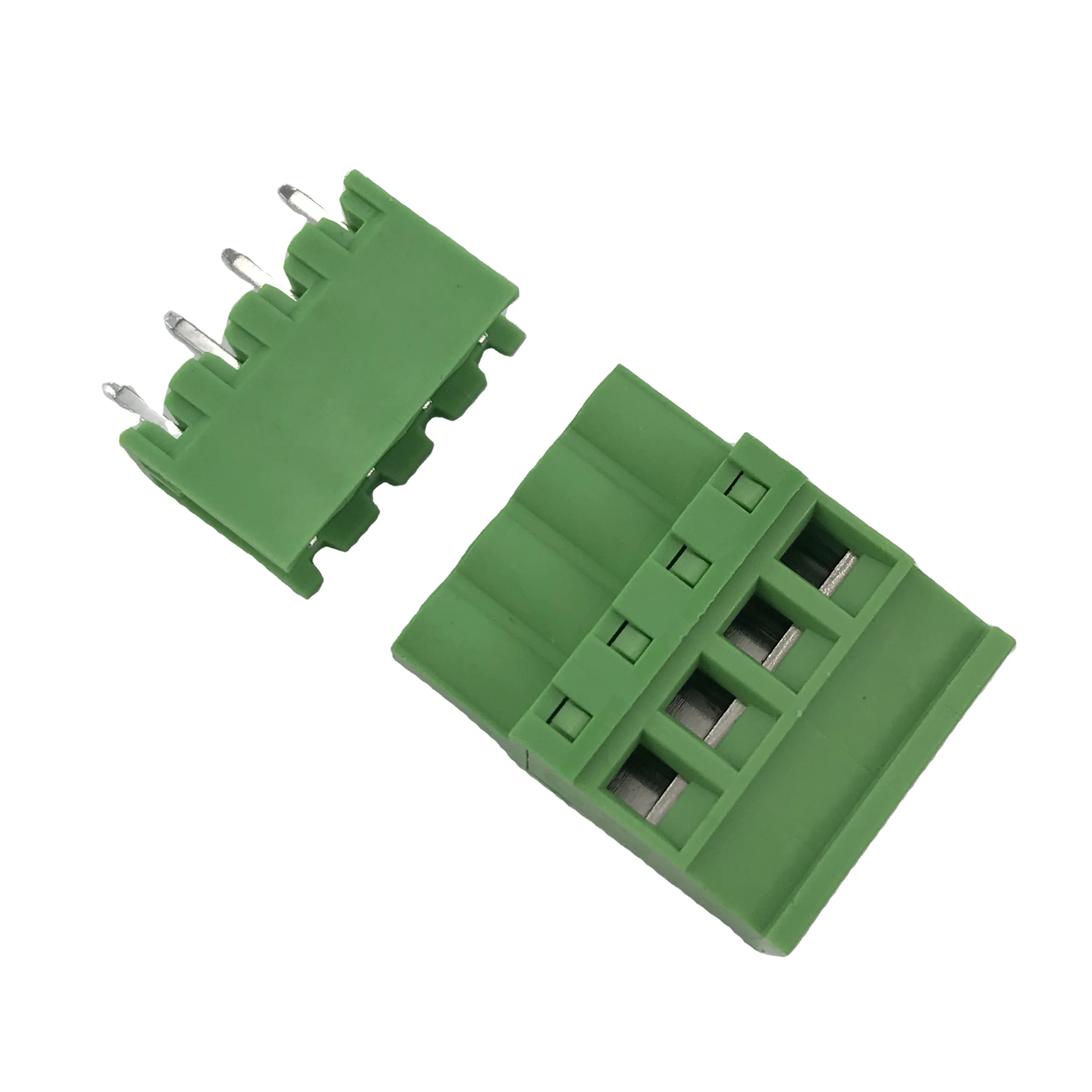 4 way 5.08MM pitch Vertical PCB 180 degree male and straight female pluggable terminal block XK2EDGKB-5.08 2EDGV-5.08