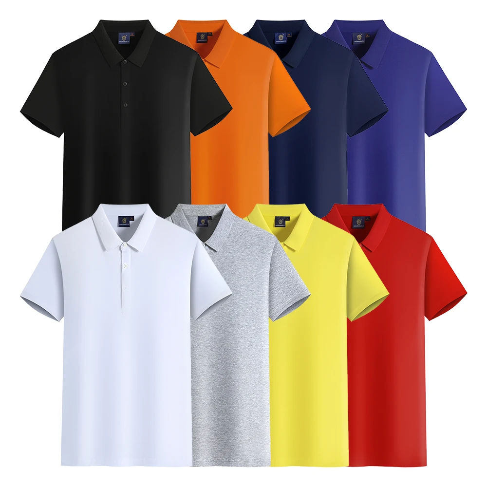 AI- MICH Hot Selling Breathable Polo Shirts New Fashion Blank Bulk High Quality Plus Size Unisex Polo Shirts