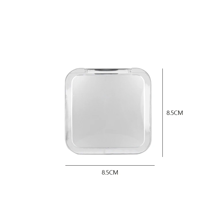Custom Logo High-End 1X/15X Magnifying Small Mini Double Sided Foldable Mirror Cosmetics Compact Mirror For Purse Pocket