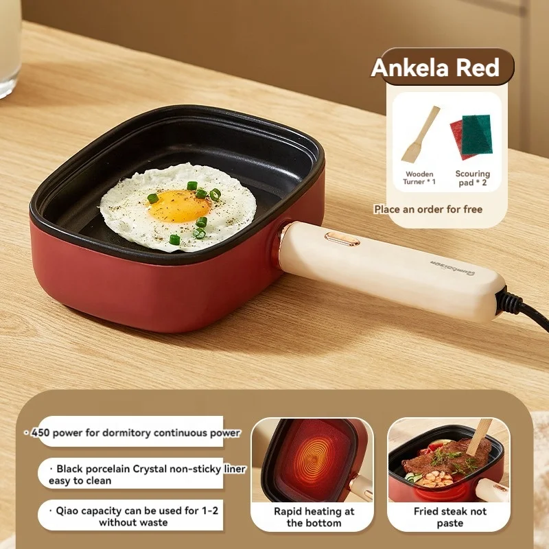 UK plug non-stick pan and electric frying pan portable kitchen cookware electric pans in fruit shape