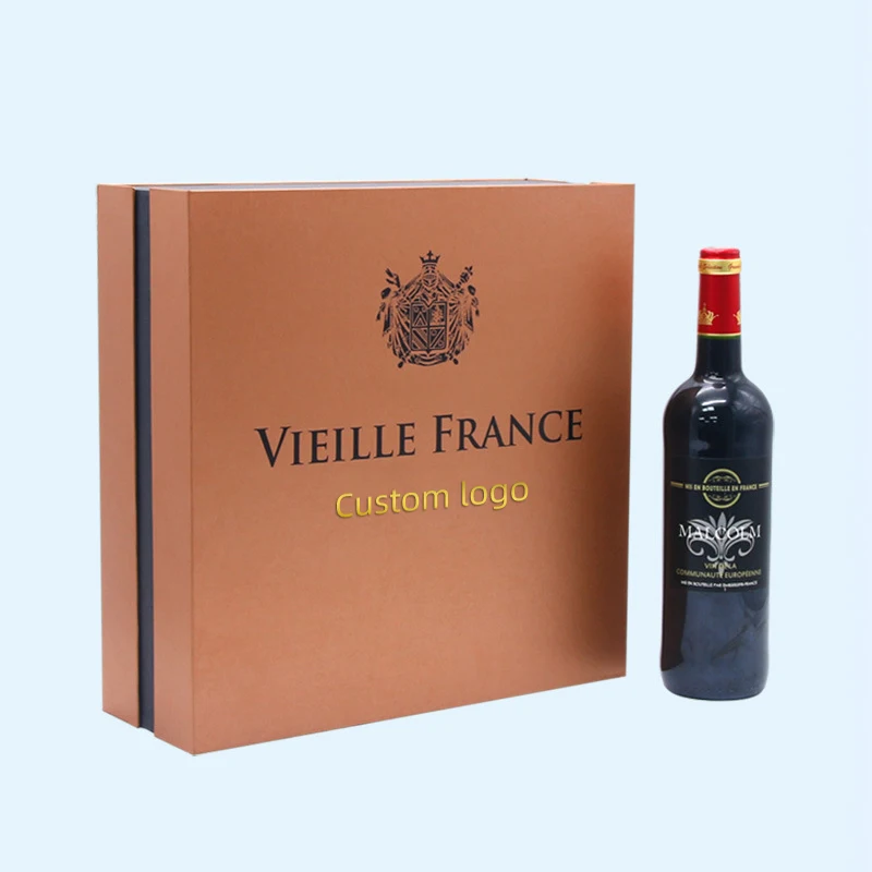 Manufacturer customized wine set packaging box dispenser paper box packaging cup set gift box bottle gift packaging