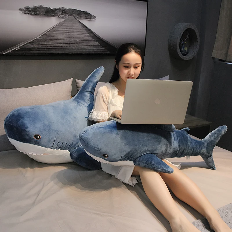 Promotion gift Soft Customized OEM Cute Shark Stuffed Plush Toy Doll For Kid Animal Plush Toys