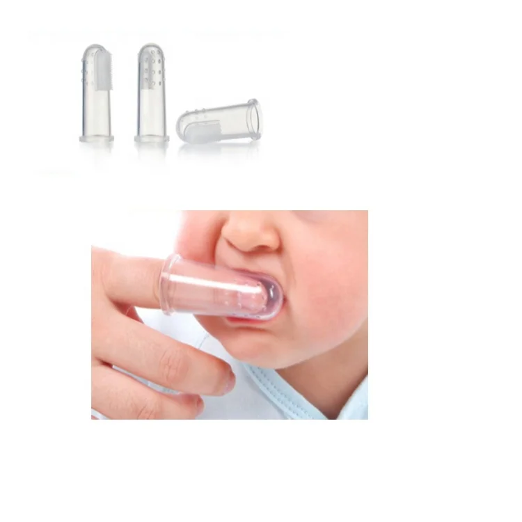 Soft rubber finger toothbrush baby toothbrush finger