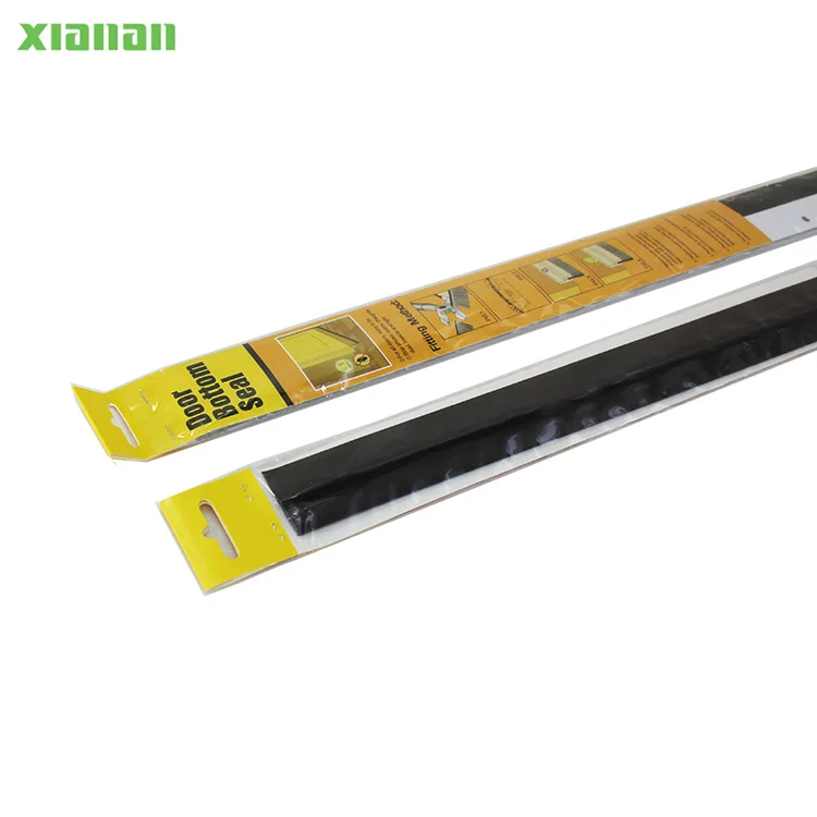 Customized Door Seal Brush Dust-proof Aluminium Door Brush PVC Bottom Door Seal Brush