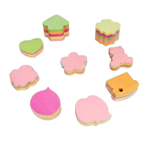 customized shape Sticky Note memo note pad for office and school supply