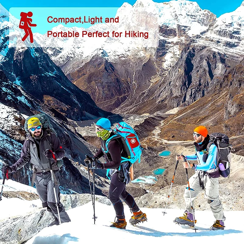 Car Home School Boat Camping Hiking Sports Emergency 175 in 1 Compact First Aid Kit with Zipper Bag