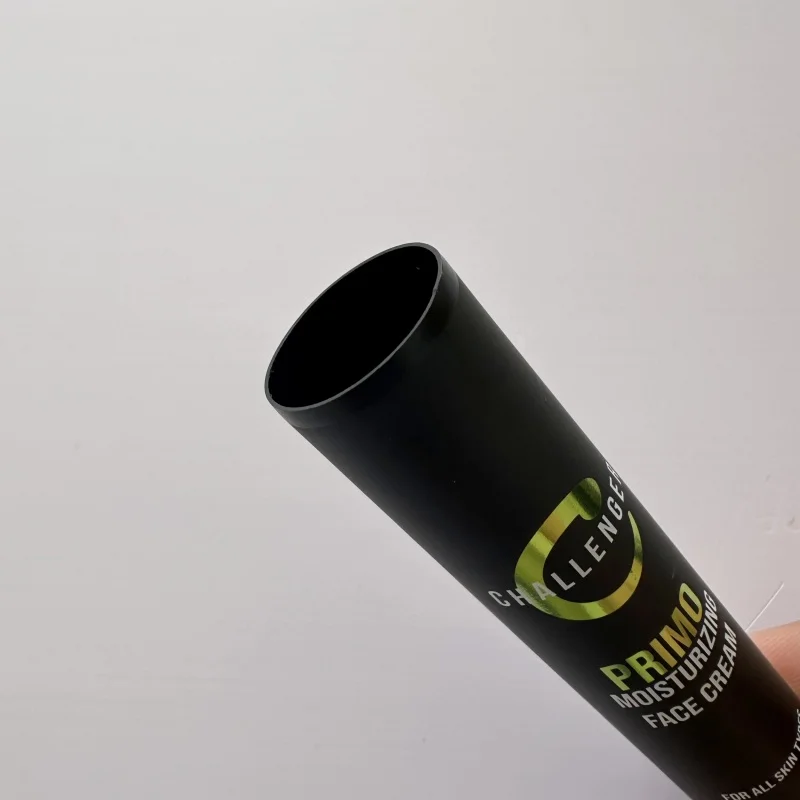0.34 FL OZ Black matt finish Greenish gold stamping cosmetic packaging tube