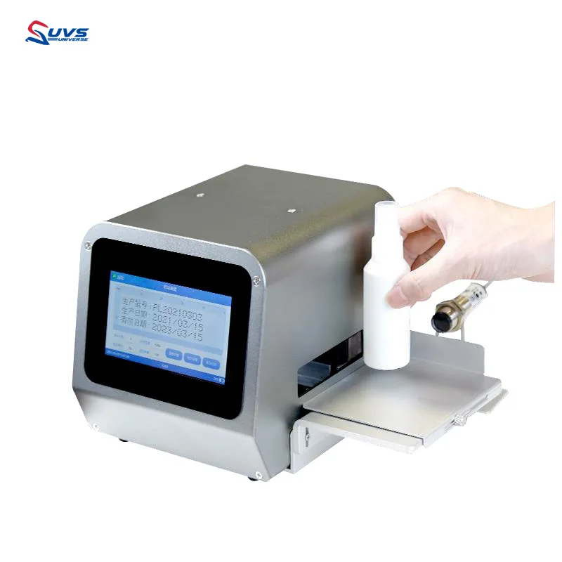 UVS Multilingual Portable Home Micro Smart Digital Desktop Inkjet Printer for Plastic Bags printer