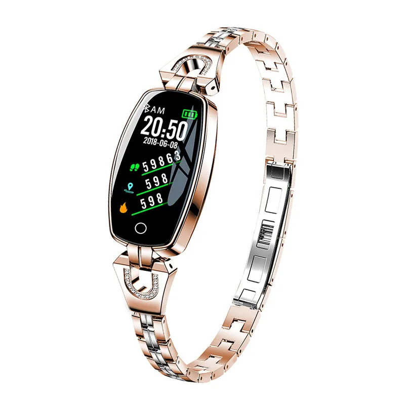 H8 Ladies Fashion Fitness Heart Rate Monitor Watch Smart Bracelet