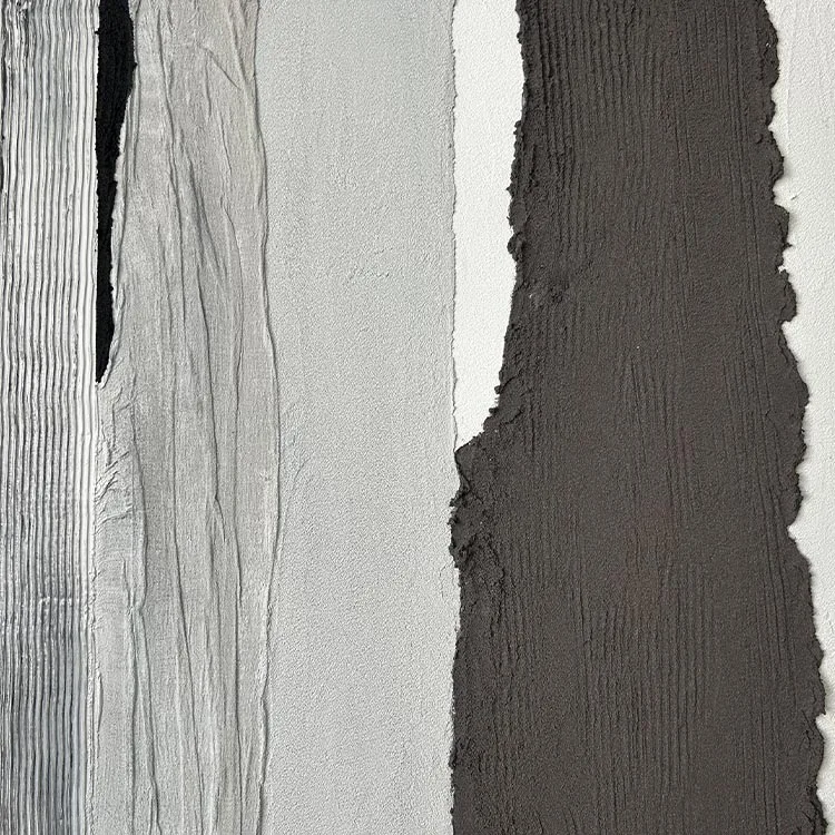 Abstract Canvas Wall Art for Living room Office Bedroom Grey Wall Art Oil Painting Modern Black White Marble Pictures Wall Decor