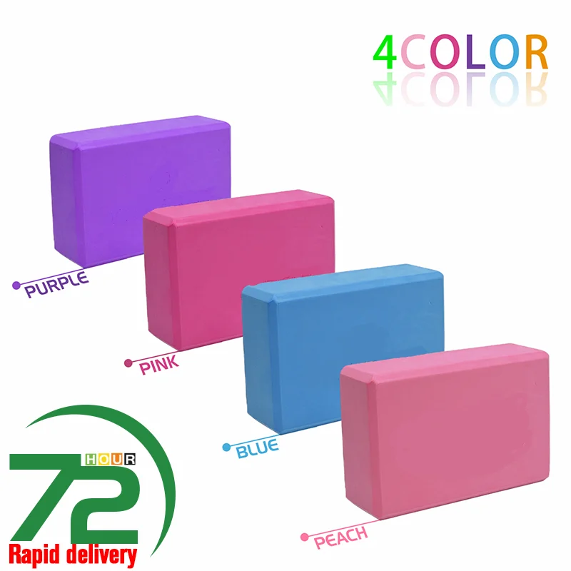 In stock Soft Gym Fitness Eco Friendly Custom EVA Yoga Block