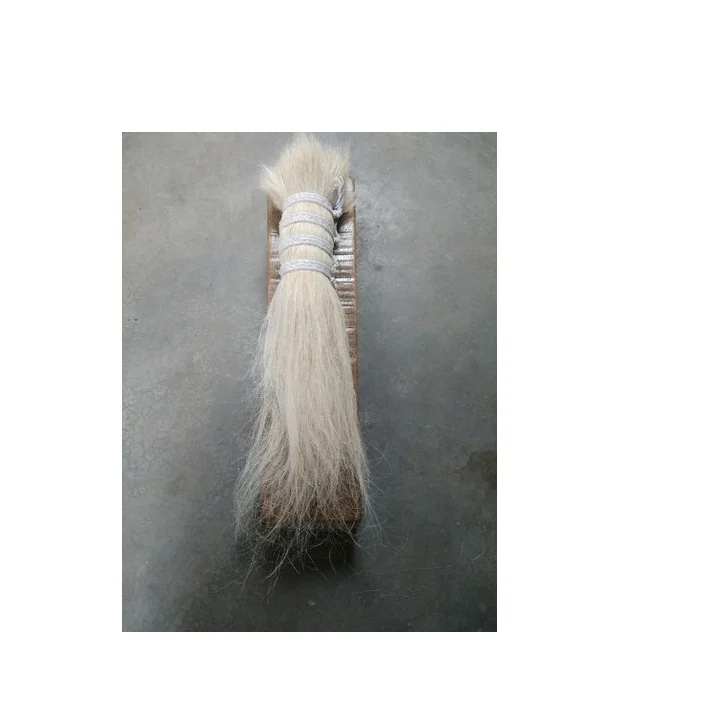 Washed Cattle white color Tail Hair Cow and buffalo tail hair for making brush Tail Hair at Best Price
