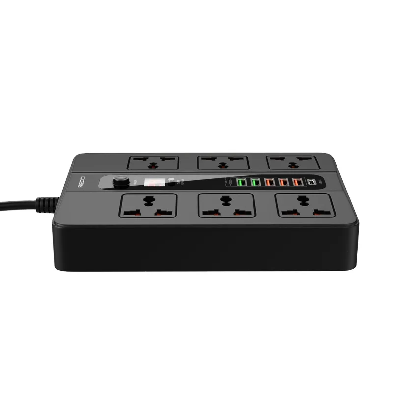 USB Cable Charger intelligent bar plugs home and office overload protection switch socket multi-hole high-power junction board