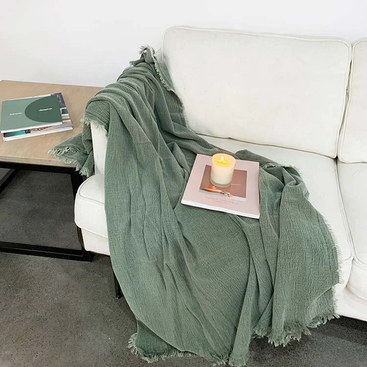Factory direct sale soft throw blanket wholesale blankets cotton throws