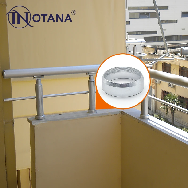 aluminium handrail profiles railing accessories aluminium guardrail staircase railing cover aluminium alloy accessories column