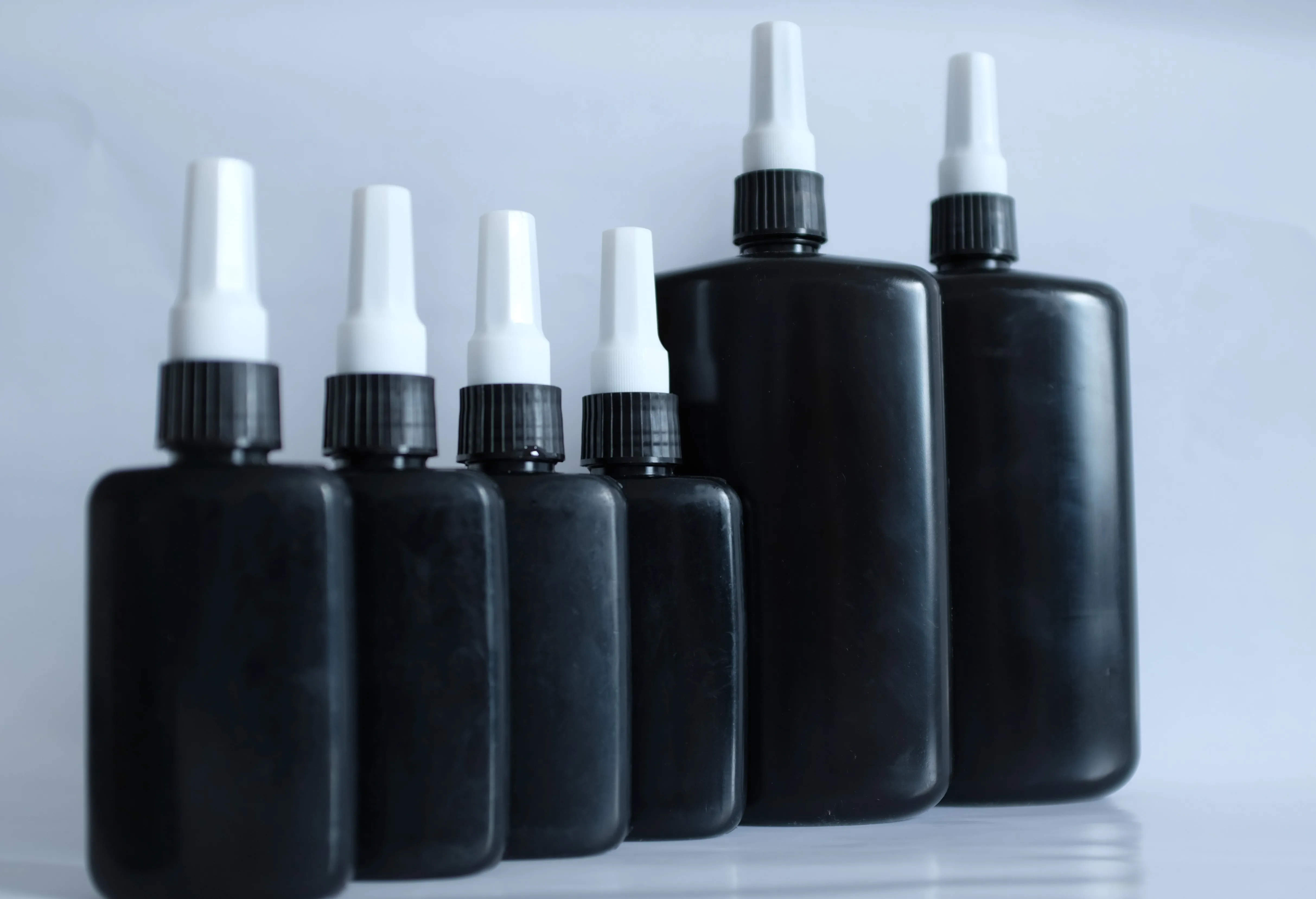 Medical grade UV cure adhesives for respiratory system