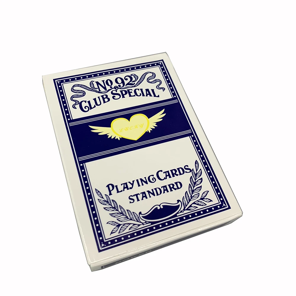 Custom Design Logo Paper Printing Poker Playing Card Blank Tunisia Game Playing Cards