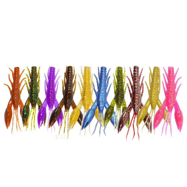 HAWKLURE artificial fishing lures 9cm 10g bionic freshwater soft bait prawn lure soft lures