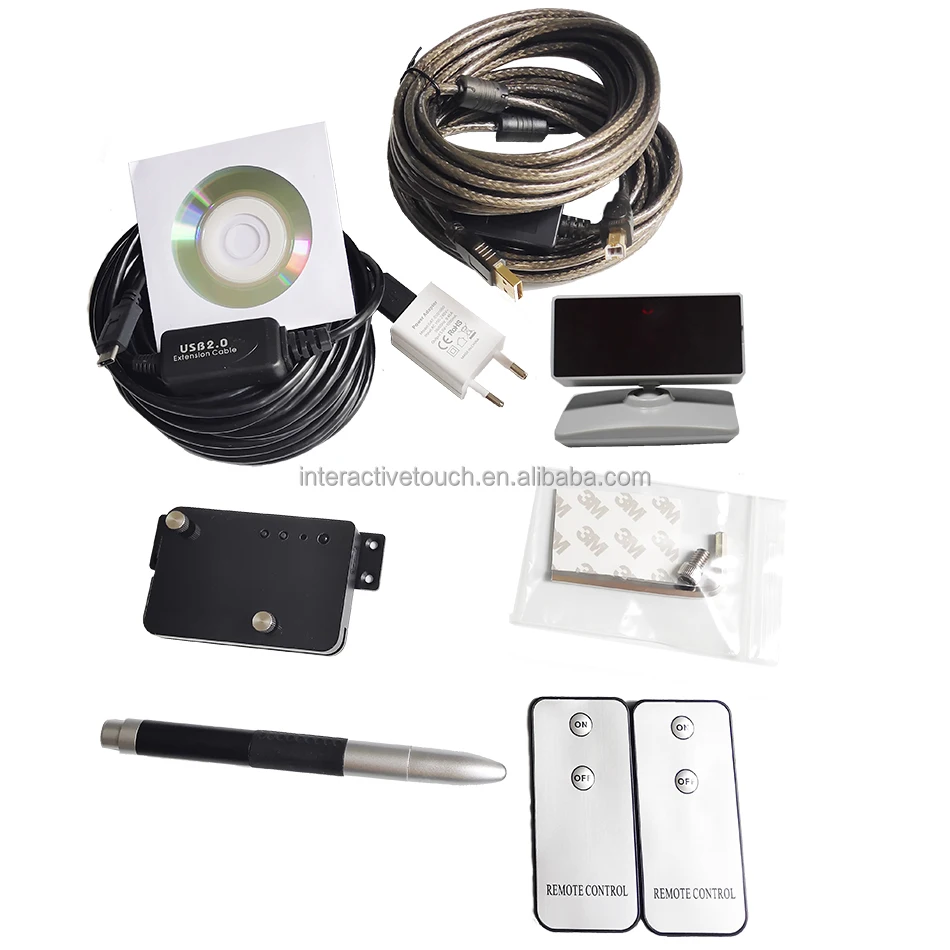 Finger touch portable interactive whiteboard multi points pen touch USB Infrared Interactive Advertising Boards